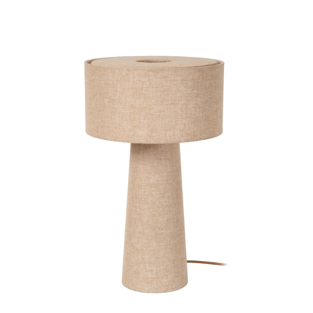Lucide TafellampjeLeeroy taupe Ø 30cm - 03548/50/41
